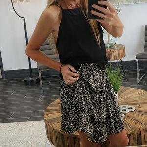 L Love layered skirt